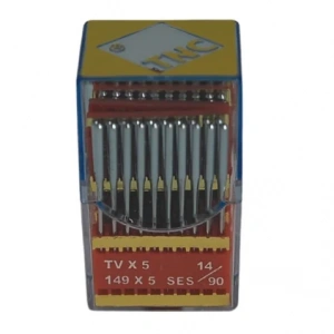 Kollu Kemer Yanmaz Dikiş İğnesi / TVX5(149X5) SES PVD 14/90 100ADET