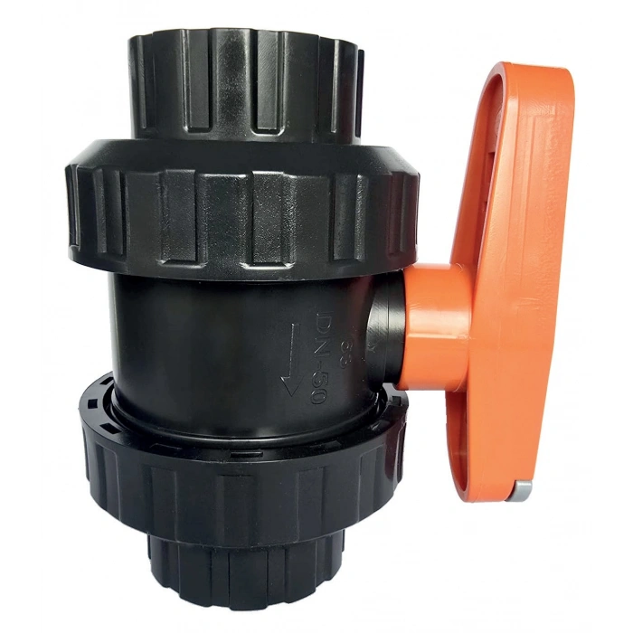 2” U-PVC Çift Rekorlu Yapıştırma Küresel Vana