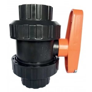 2” U-PVC Çift Rekorlu İçten Dişli Küresel Vana