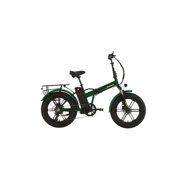 Bisan E-Folding F3 20 Jant 7 Vites 43 Cm Haki Sarı Elektrikli Katlanır Bisiklet