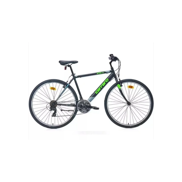 Carraro Active 280 V Fren 21 Vites 28 Jant Şehir Bisikleti Siyah Yeşil 52 Kadro