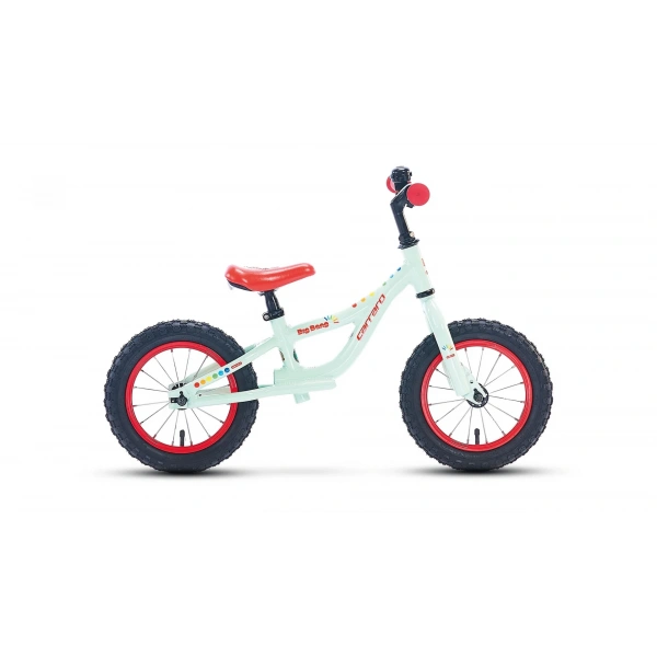 Carraro Big Bang 12 Jant Çocuk Denge Bisikleti Açık Yeşil Kırmızı