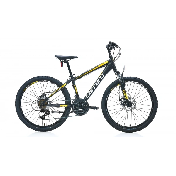 Carraro Speed 241 MD Disk Fren 21 Vites 24 Jant Dağ Bisikleti Siyah Sarı