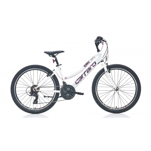 Carraro Speed 242 V Fren 21 Vites 24 Jant Dağ Bisikleti Beyaz Pembe