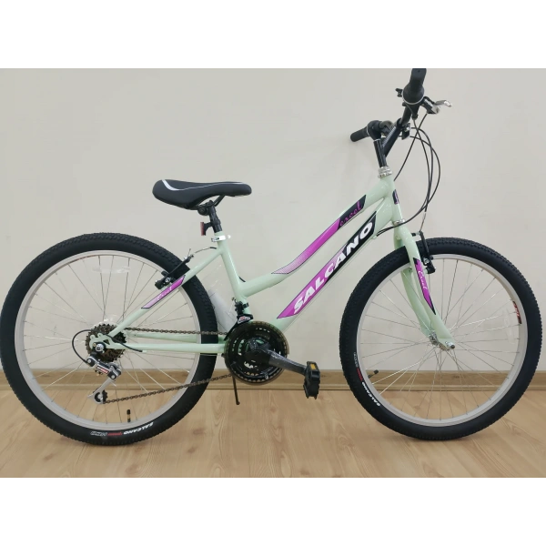 Salcano Excel Lady 26 Jant V-Fren Mint Yeşili Pembe Dağ Bisikleti