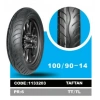 Yasa 100/90-14 Scooter Motosiklet Dış Lastiği Taftan Tubeless 6PR
