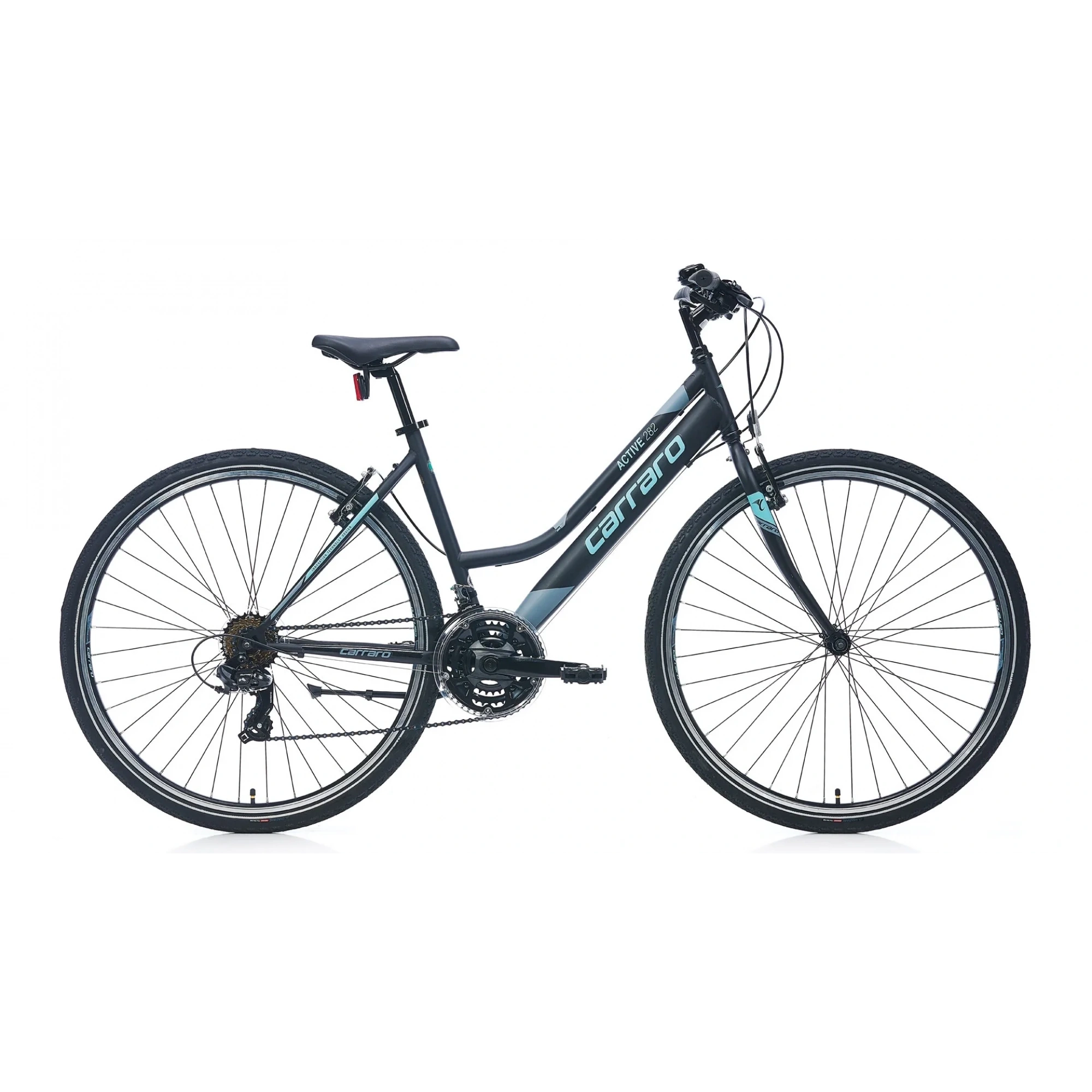 Carraro Active 282 V Fren 21 Vites 28 Jant Şehir Bisikleti Siyah Mor 46 Kadro