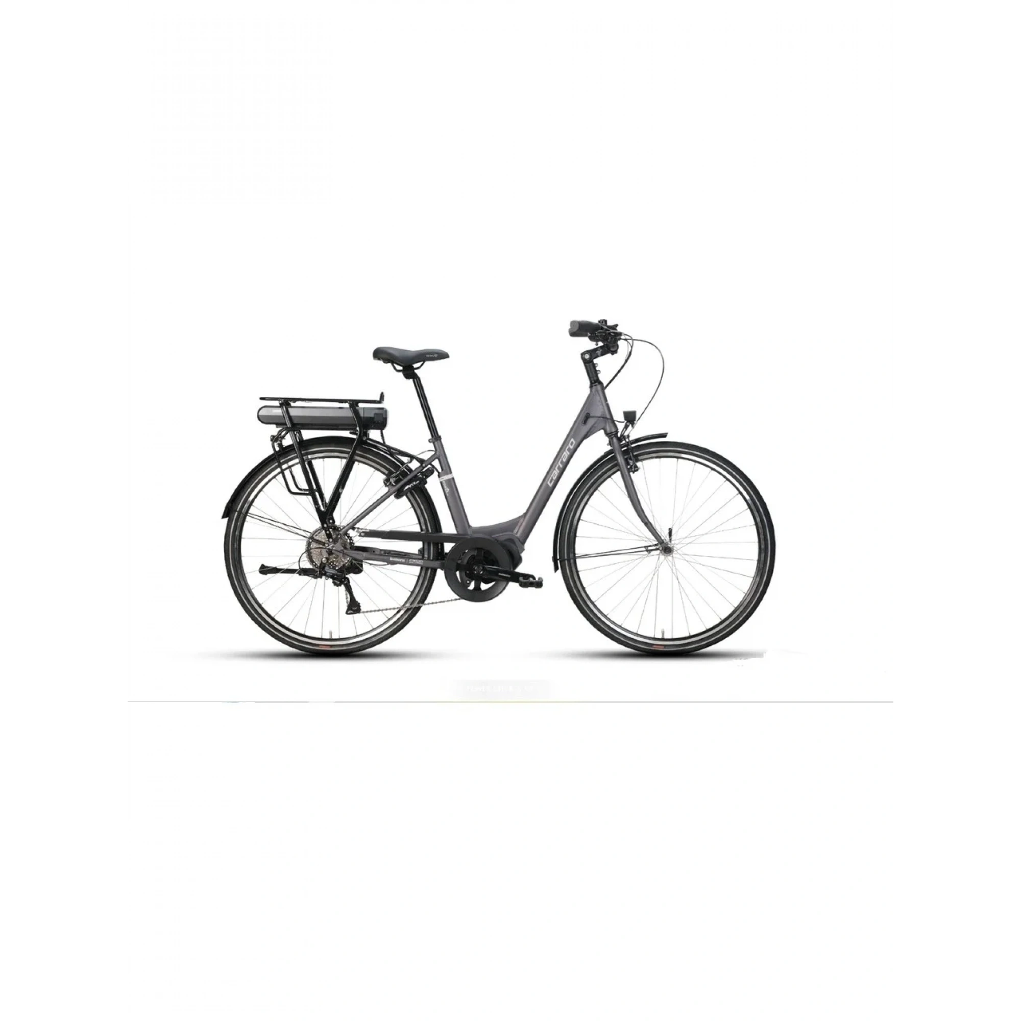 Carraro E-Power Ltd 28 Jant 8 Vites V Fren Elektrikli Şehir Bisikleti Mat Antrasit Gümüş 450H