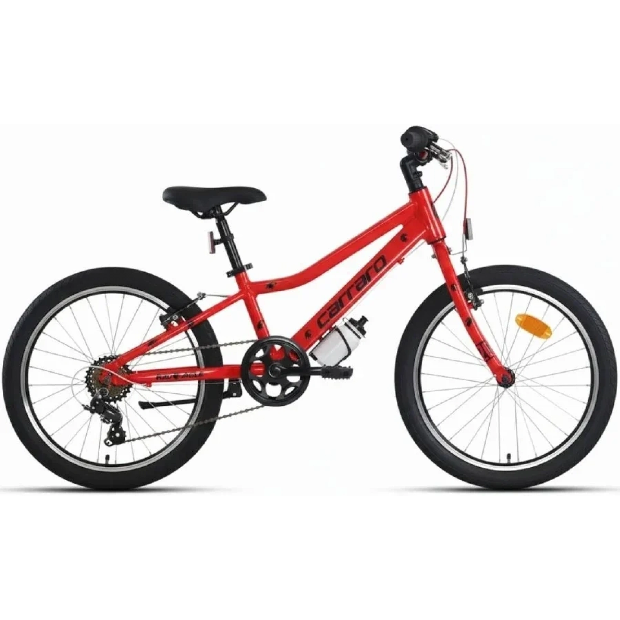 Carraro Red Eagle 20 Jant 6 Vites V Fren Çocuk Bisikleti Kırmızı-Siyah