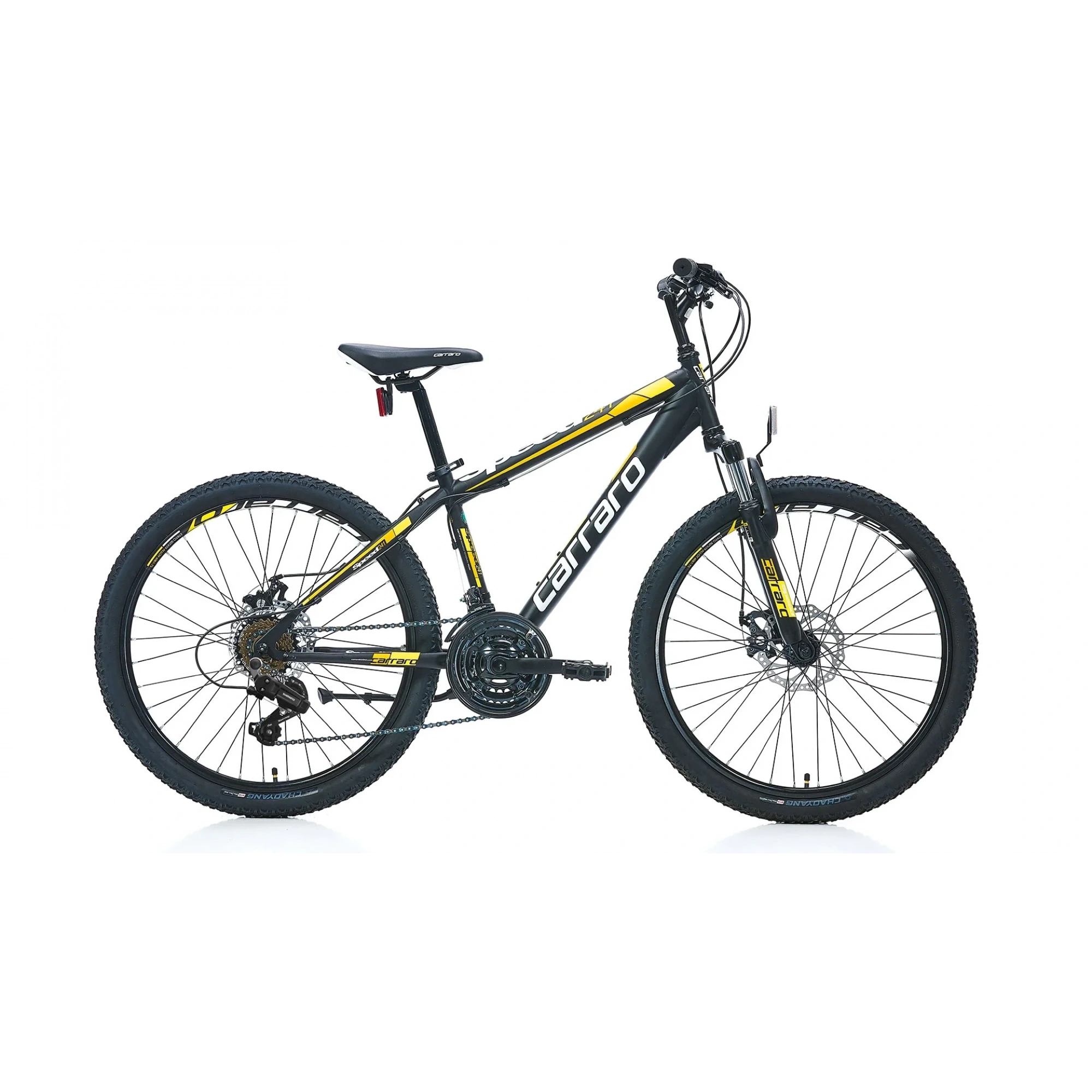 Carraro Speed 241 MD Disk Fren 21 Vites 24 Jant Dağ Bisikleti Siyah Sarı