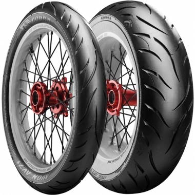 130/80B17 Cobra AV71 65H Tubeless Avon Motosiklet Dış Lastiği