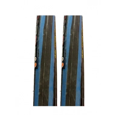 28 Jant 700x23 (23-622) 1 mm Zırhlı Mavi Çizgili Bisiklet Dış Lastiği X 2 Adet (2762)