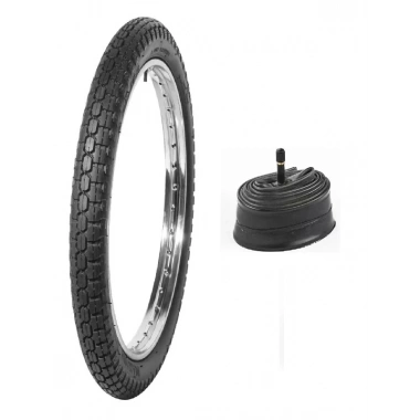 Diamond 18 Jant 3.00-18 Motosiklet Dış Lastiği Jumbo R (Arka) 6PR + KRT Marka İç Lastik Seti