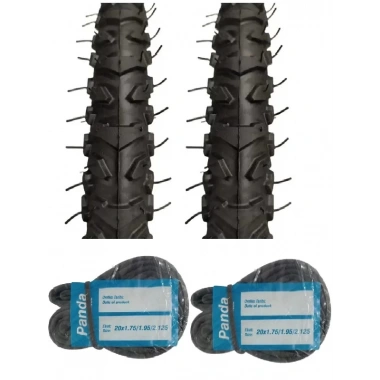 Diamond 20 Jant 20x1.95 Bisiklet Dış Lastiği MB7 (Vesper) X 2 Adet + Panda İç Lastik Seti