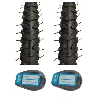 Diamond 26 Jant 26x1.95 Bisiklet Dış Lastiği MB7 (Vesper) X 2 Adet + Panda İç Lastik Seti