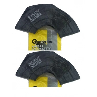Goodtire 4.10/3.50-5 Engelli Motosiklet İç Lastiği Eğri Subap X 2 Adet