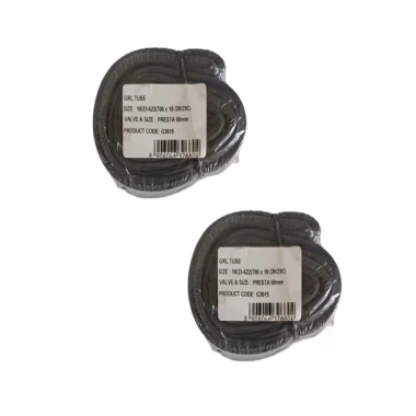 Grl 700x18 (700x20/23c) (18/23-622) FV 80 mm İnce Subap Bisiklet İç Lastiği X 2 Adet