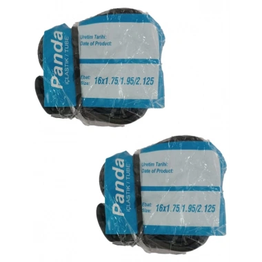 Panda 16 Jant 16x1.75 - 16x1.95 - 16x2.125 Bisiklet İç Lastiği AV 40 mm Motor Sibop X 2 Adet