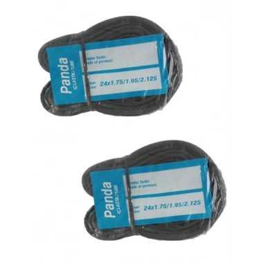 Panda 24 Jant 24x1.75 - 24x2.125 Bisiklet İç Lastiği AV 40 mm Motor Sibop X 2 Adet