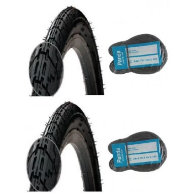 RFL 24 Jant 24x1.75 (47-507) Bisiklet Dış Lastiği D2459 X 2 Adet + Panda İç Lastik Seti