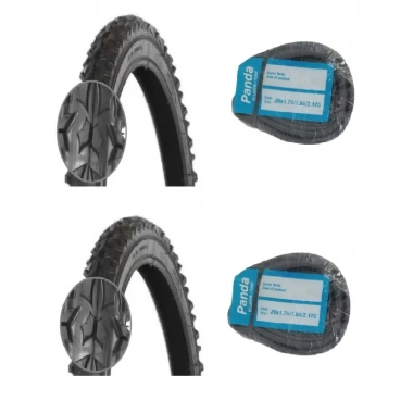 RFL 26 Jant 26x1.95/2.00 (52-559) Bisiklet Dış Lastiği D2619 X 2 Adet + Panda İç Lastik Seti