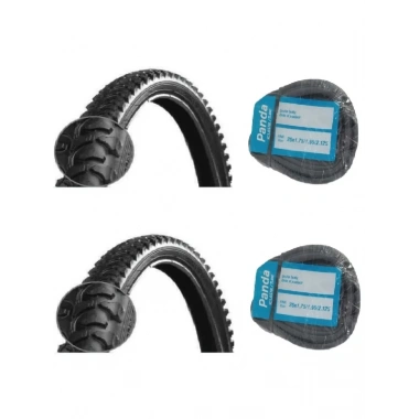 RFL 26 Jant 26x1.95/2.00 (52-559) Bisiklet Dış Lastiği D2636 X 2 Adet + Panda İç Lastik Seti