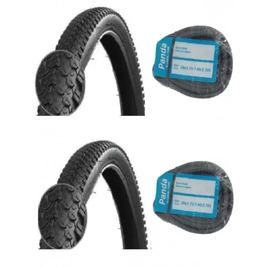 RFL 26 Jant 26x2.125 (57-559) Bisiklet Dış Lastiği D2697 X 2 Adet + Panda İç Lastik Seti