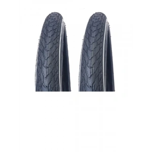 28 Jant 700x40 (28x1.60) (42-622) 5 mm Zırhlı Reflektörlü Bisiklet Dış Lastiği X 2 Adet (5101)