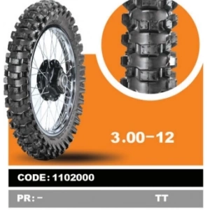 Yasa 3.00-12 Scooter Motosiklet Dış Lastiği TS115 Kross Tube Type 4PR
