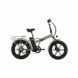 Bisan E-Folding F3 20 Jant 7 Vites 43 Cm Metalik Gri Elektrikli Katlanır Bisiklet