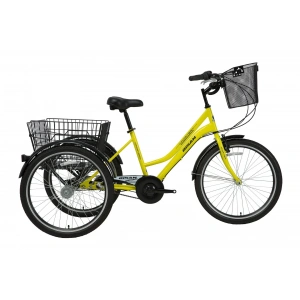 Bisan Porter Nexus 3 Vites 24 Jant Şehir Kargo Bisikleti Sarı Siyah 44 Kadro