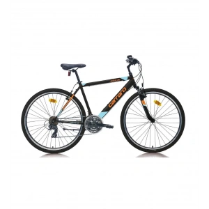 Carraro Active 290 V Fren 21 Vites 28 Jant Şehir Bisikleti Siyah Turuncu Mavi 49 Kadro