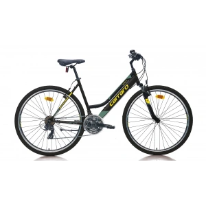 Carraro Active 292 V Fren 21 Vites 28 Jant Şehir Bisikleti Siyah Sarı Yeşil 46 Kadro