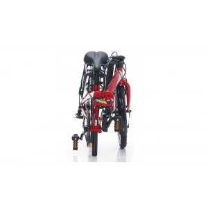 Carraro Flexi 108 V Fren 8 Vites 20 Jant Katlanır Bisiklet Açık Yeşil Siyah Kırmızı