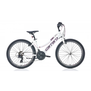 Carraro Speed 242 V Fren 21 Vites 24 Jant Dağ Bisikleti Beyaz Pembe