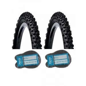 Diamond 24 Jant 24x1.95 Bisiklet Dış Lastiği Kalın Tırnak (MB50) + Panda İç Lastik Seti X 2 Adet