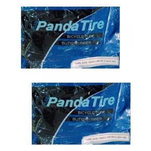 Plus Panda 28 Jant 700x35C - 700x45C Bisiklet İç Lastiği AV 48 mm Motor Sibop X 2 Adet