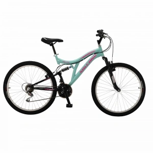 Salcano Helen 24 Jant V-Fren Mint Yeşili Pembe Dağ Bisikleti 14 Kadro