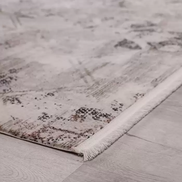 Angora Aqua A104B Bej Kahve Modern Halı