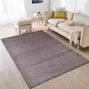 Halıca Julia 24021C D İnce Yıkanabilir Düz Renk Gri Kilim