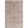 Elexus Ada Mh387 Krem/Kahve 100X200 2 M² Bambu Vintage Yolluk