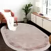 Halıca Nigar 1591A O Oval Pembe Akrilik Salon Halısı