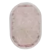 Halıca Nigar 1591A O Oval Pembe Akrilik Salon Halısı
