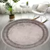 Halıca Parma 2491B C Yuvarlak Modern Serpme Desen Bambu Halı