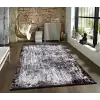 Halıca Pırlanta Exclusive 8622S N Dekoratif İnce Modern Desenli Gri Kilim