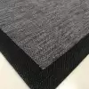 Halıca S-9714 Jüt Sisal Füme Siyah Dekoratif Halı