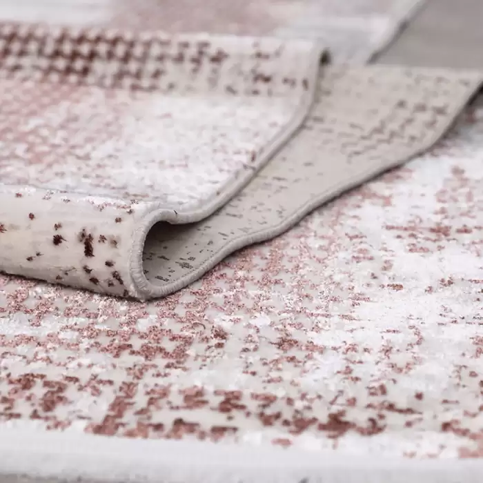 Angora Adriya A028F Krem Pembe Modern Halı