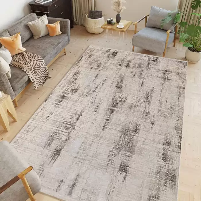 Angora Adriya A040A Krem Kahve Modern Halı