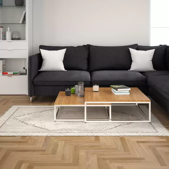 Angora Adriya A243A Kahverengi Krem Halı