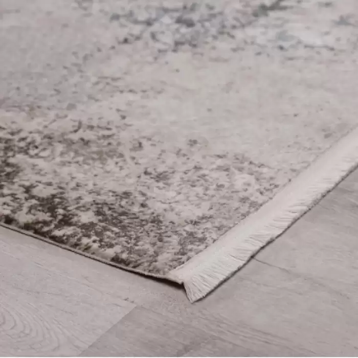 Angora Aqua A114C Bej Mavi Modern Halı